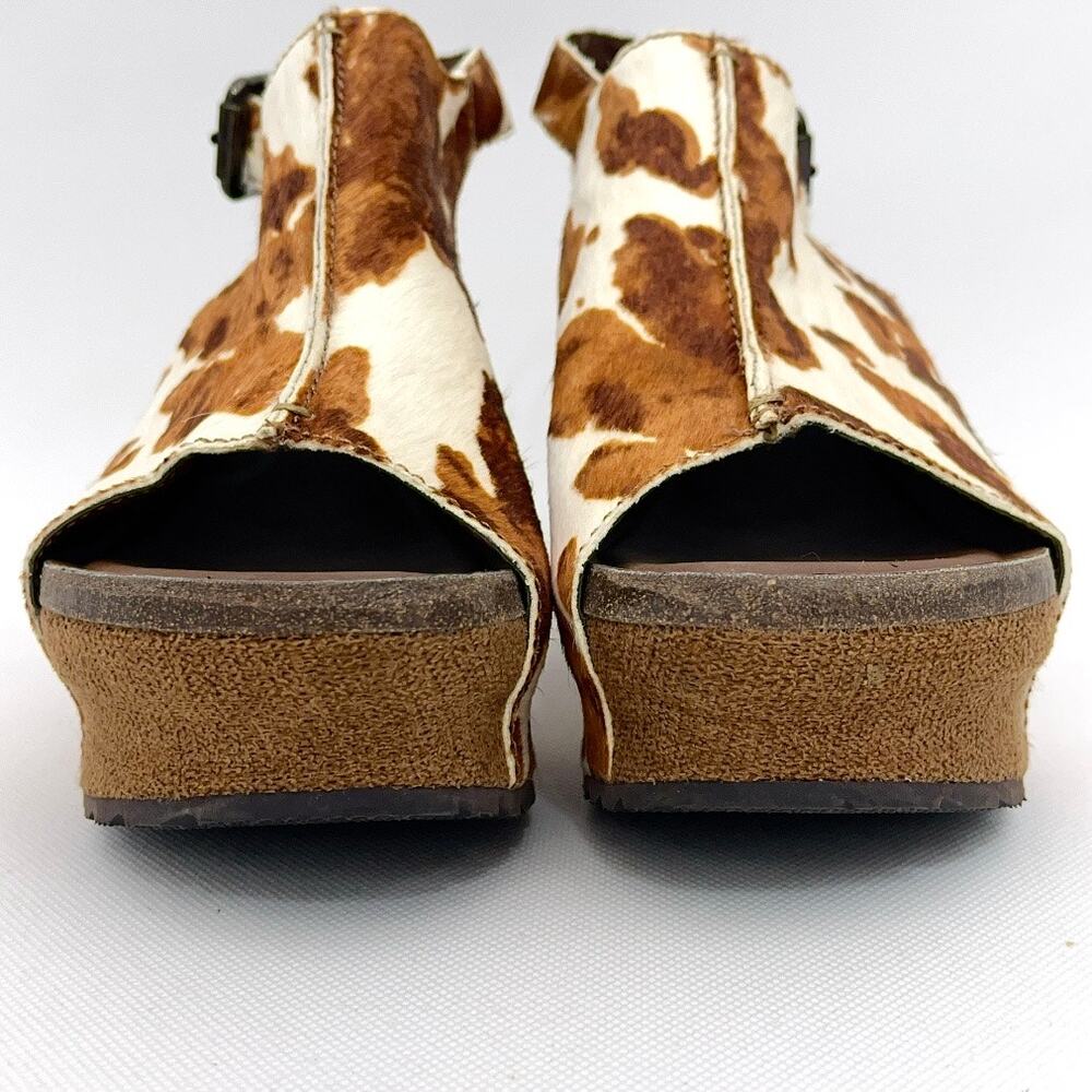 OTBT Jaunt Slingback Platform Wedge Sandals Cow - Picture 4 of 9